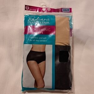 Radiant by Vanity Fair women's size 2X  2 pairs of light smoothing briefs